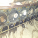 Cylinder one shows clear signs of coolant intrusion.